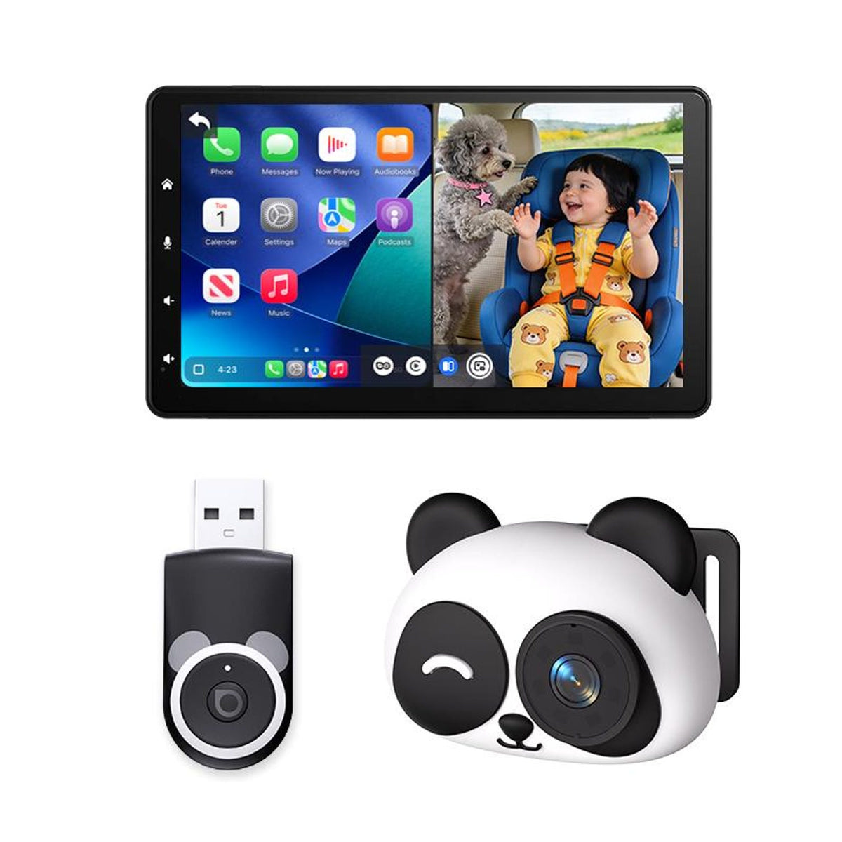 PandaCam Pro Baby Car Monitor